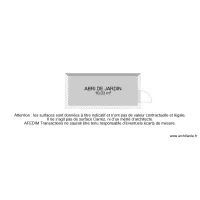 BI 7203 ABRI DE JARDIN