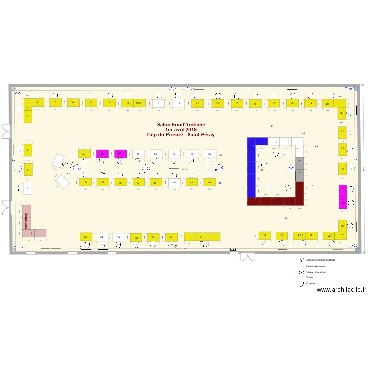 Cep du Prieuré Implantation 2019 V2. Plan de 0 pièce et 0 m2