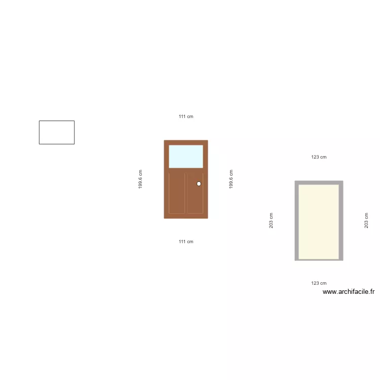 PORTE ATELIER. Plan de 