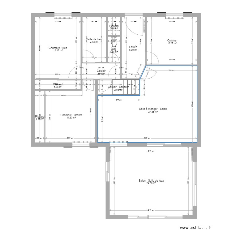 maison actuelle rancé étage 1. Plan de 0 pièce et 0 m2