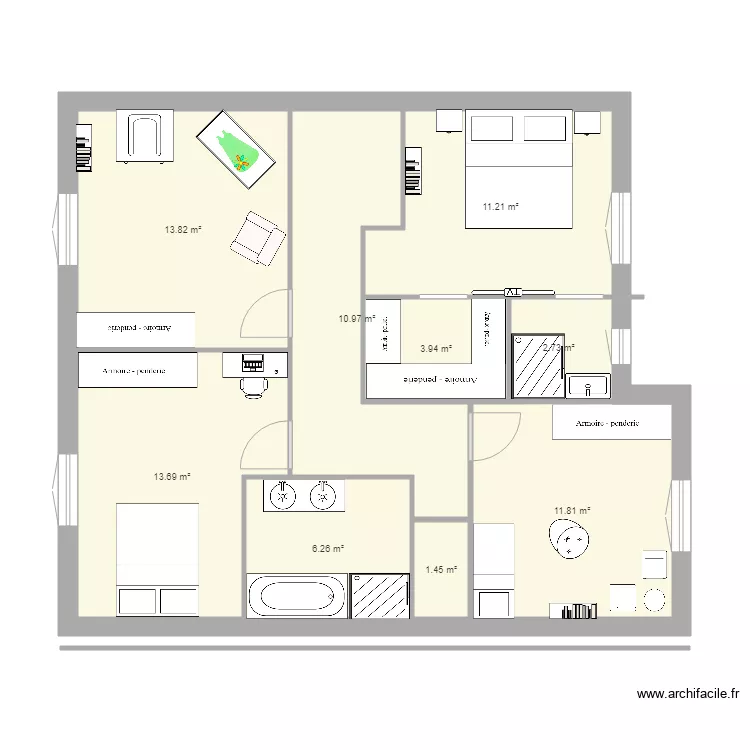 PLAN ETAGE MAISON . Plan de 