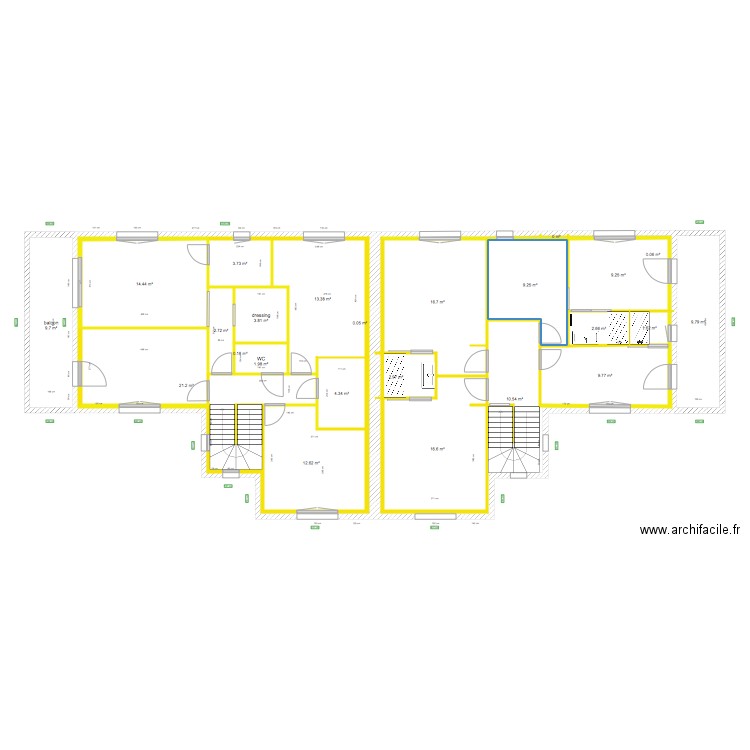 SAINT JULIEN étage . Plan de 0 pièce et 0 m2