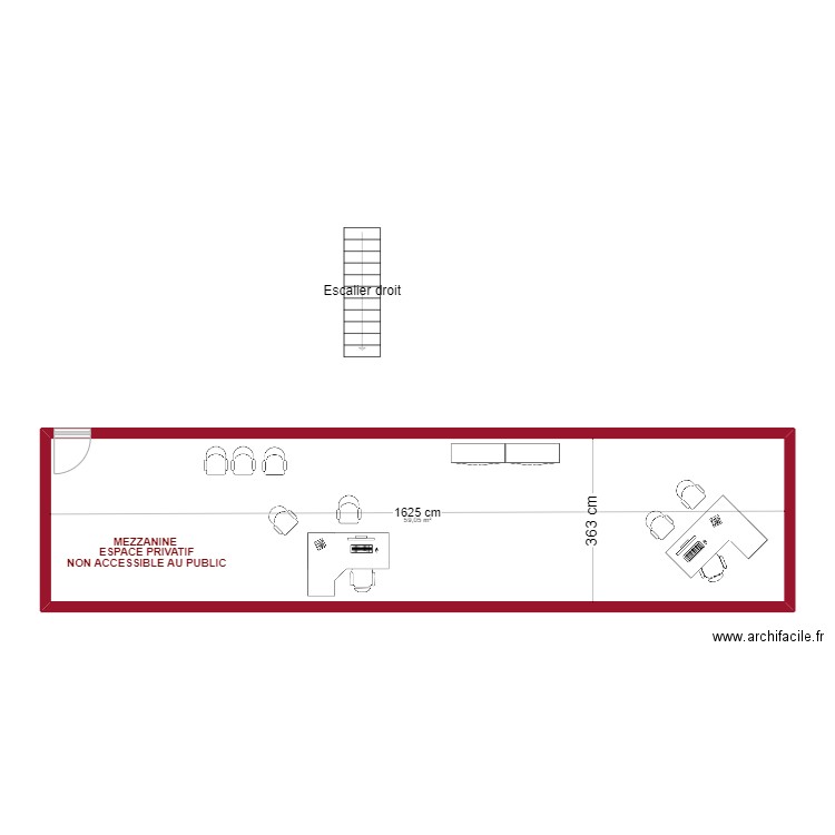 Mezza BUREAU VALLEE 2. Plan de 0 pièce et 0 m2