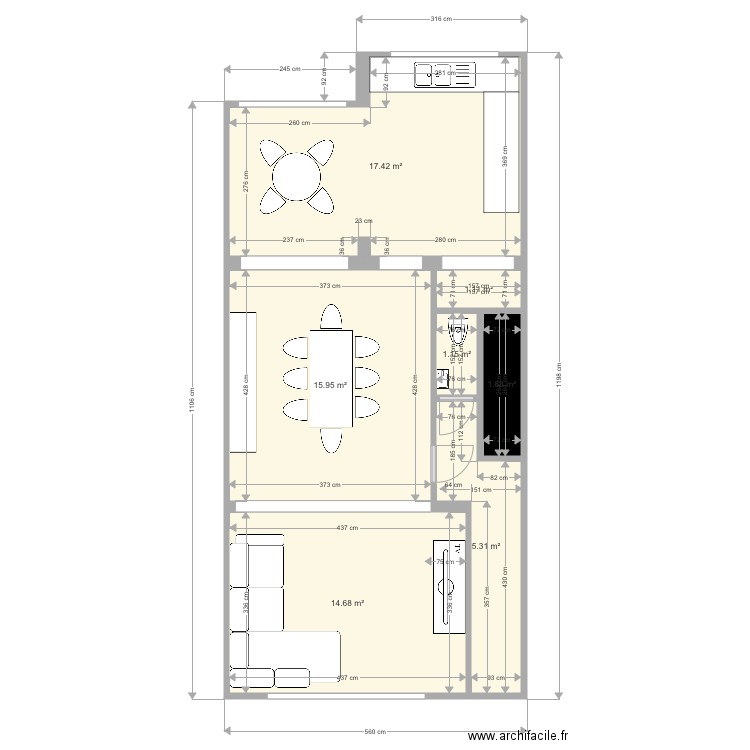 V2 Mabille. Plan de 0 pièce et 0 m2