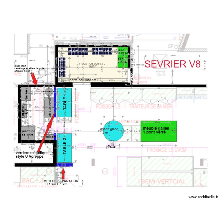 SEVRIER V2. Plan de 1 pièce et 13 m2