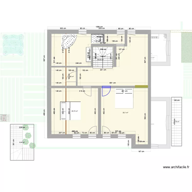 rdc vendredi 16 mai et nova. Plan de 8  et 115 m²