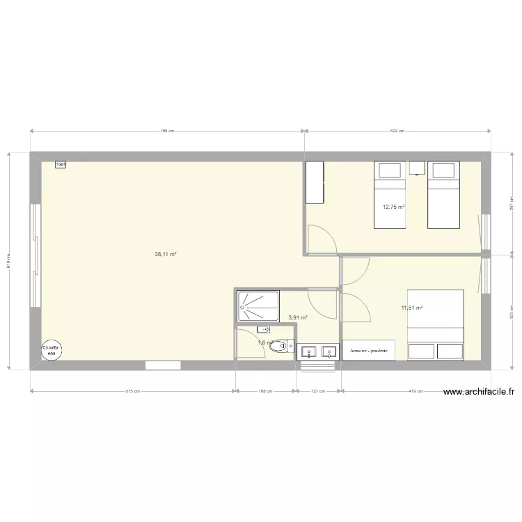 plan logement hangar. Plan de 