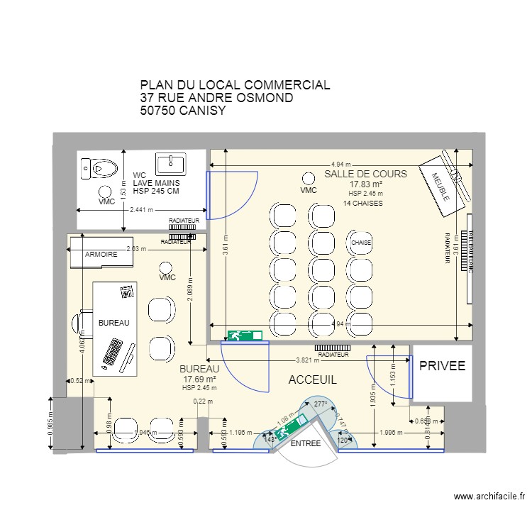 celuila. Plan de 0 pièce et 0 m2