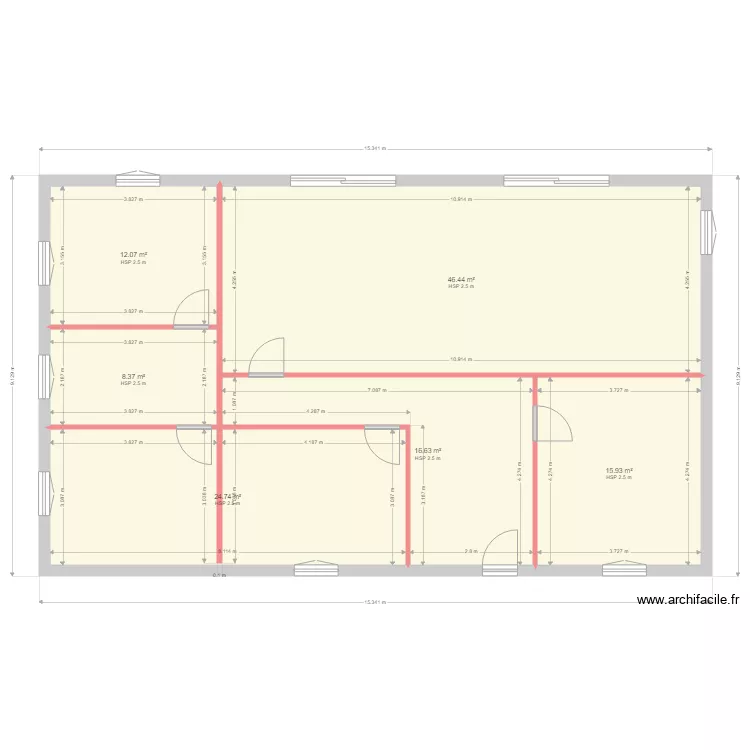 plan maison 2. Plan de 