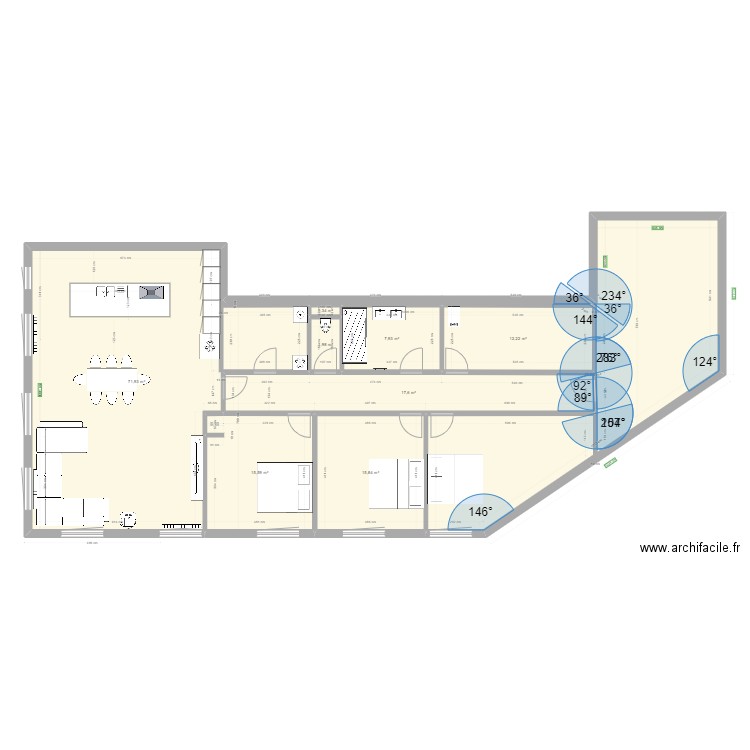 cbc 1 appart 20220205. Plan de 0 pièce et 0 m2
