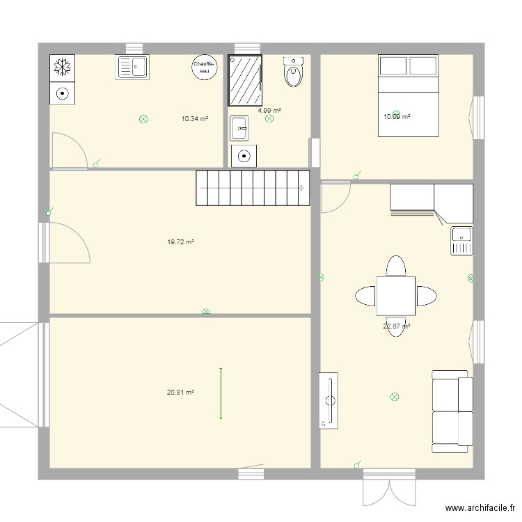 gui. Plan de 0 pièce et 0 m2