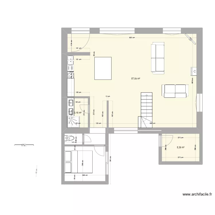 quiberon rdc futur 3. Plan de 