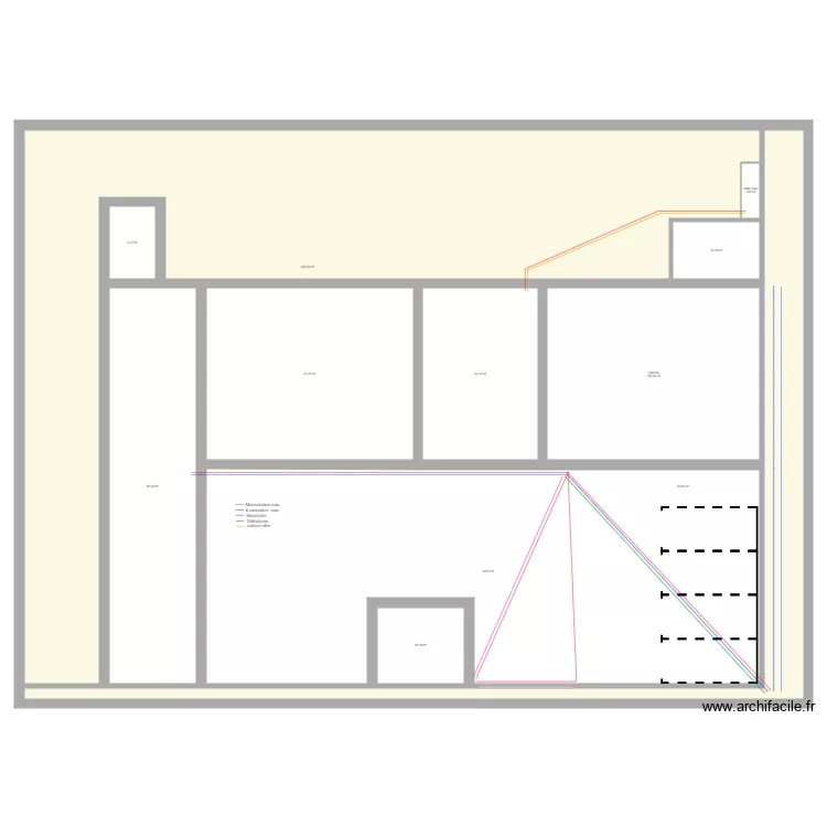 terrain marnay. Plan de 