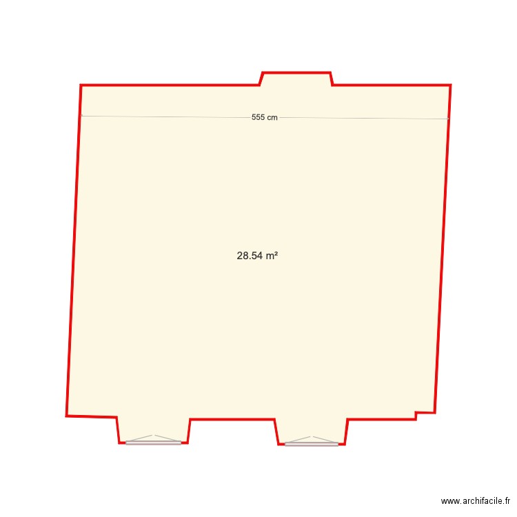 CDV 13 sans cheminée. Plan de 0 pièce et 0 m2