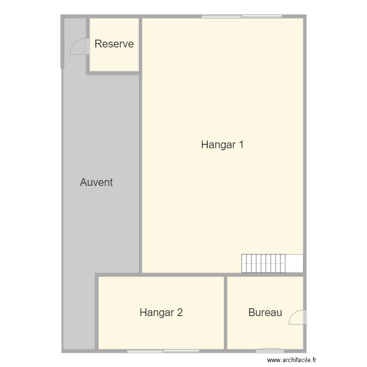 Hangar Changé. Plan de 0 pièce et 0 m2