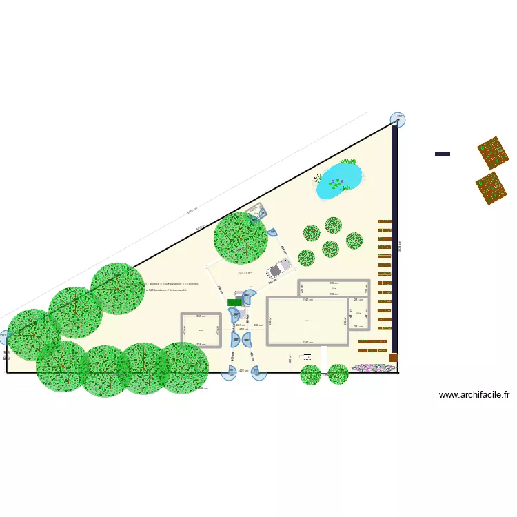 terrain pierre chatel. Plan de 