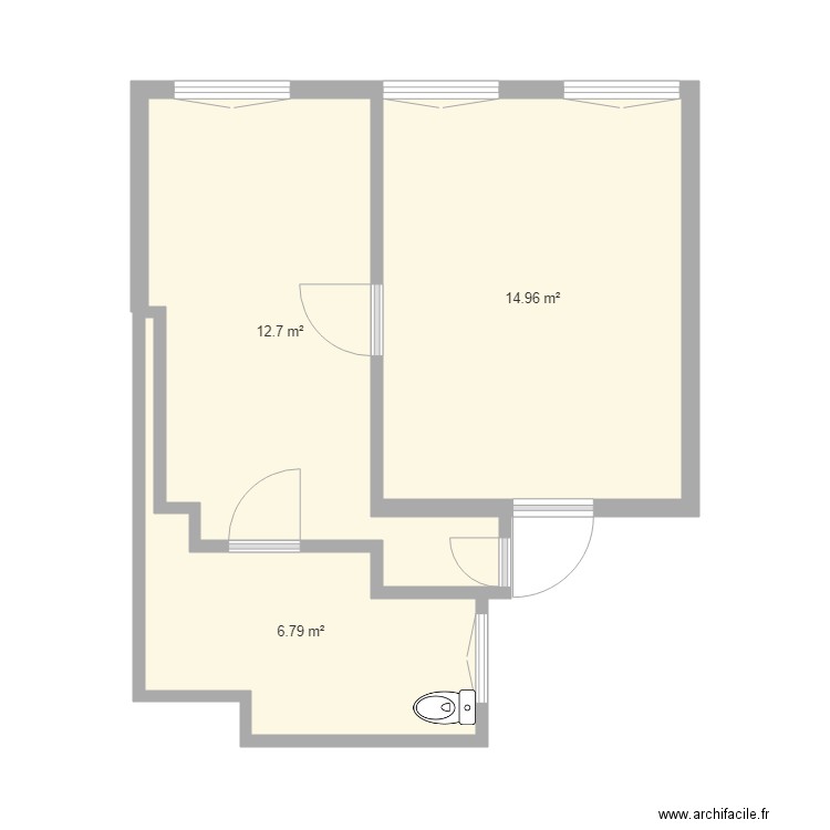 bugeaud existant. Plan de 0 pièce et 0 m2