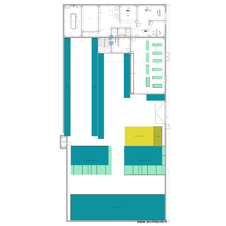 Neuville V5. Plan de 17 pièces et 364 m2
