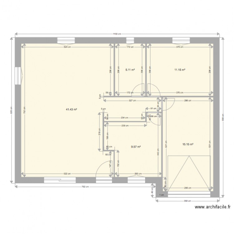 Plan LEVESQUE. Plan de 0 pièce et 0 m2