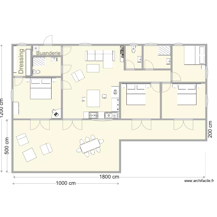 Maison Martin V2. Plan de 