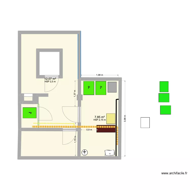 Local Poubelle 2022 rev 1. Plan de 