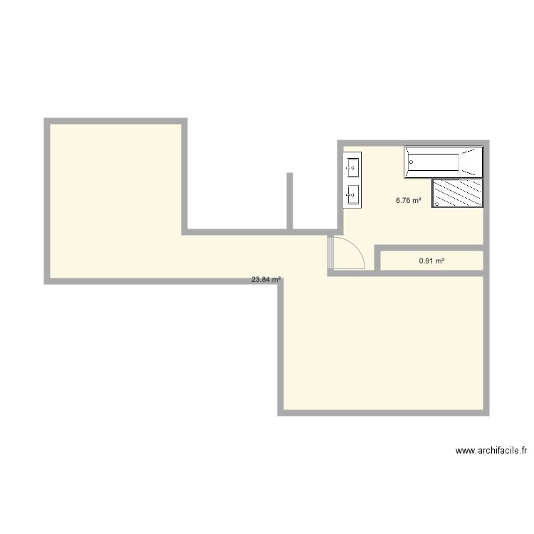 etage. Plan de 0 pièce et 0 m2