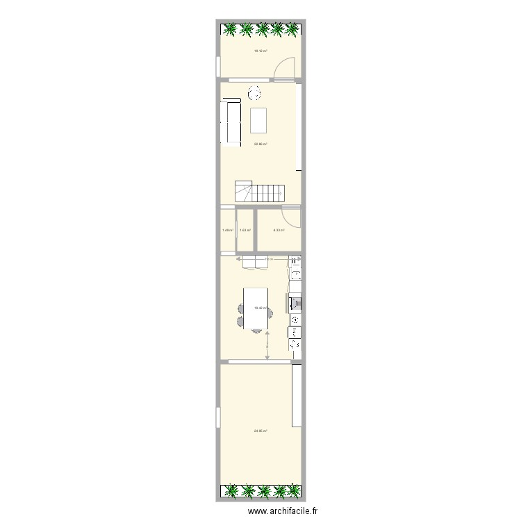 29 SIDR front de mer. Plan de 0 pièce et 0 m2