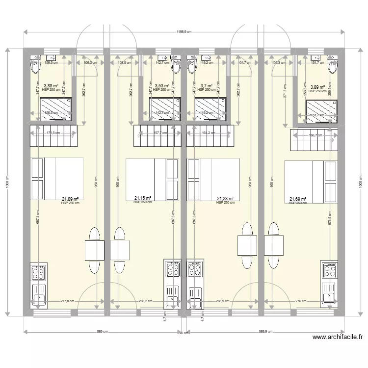 PROJET STUDIOS. Plan de 