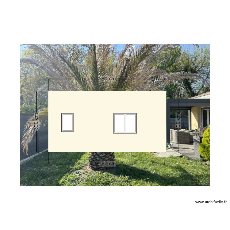 dependance . Plan de 