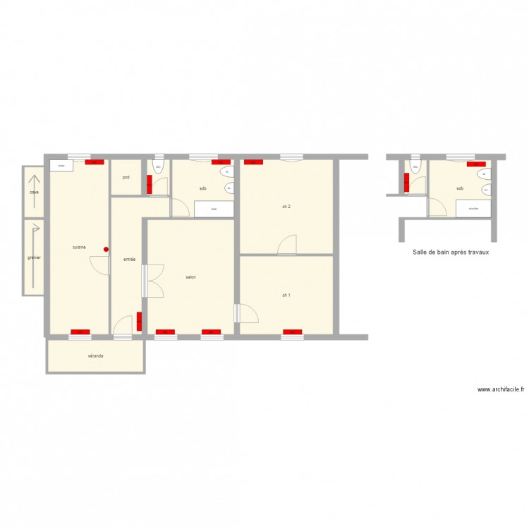 TOURRET. Plan de 0 pièce et 0 m2