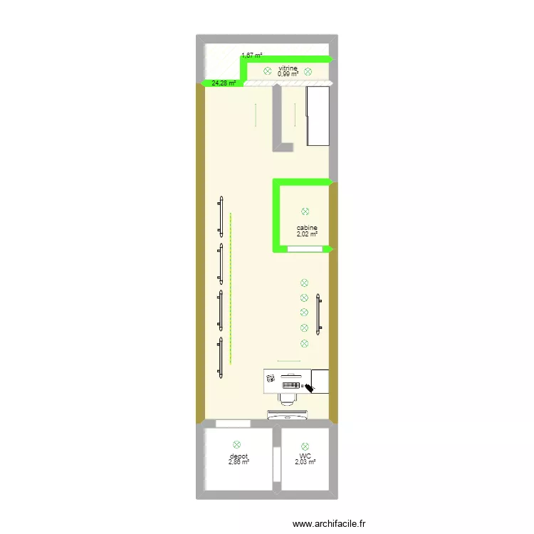 caballero st paul. Plan de 