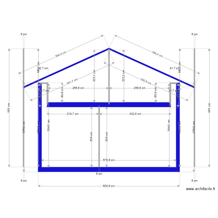 CERFONTAINE coupe toit étage rez. Plan de 0 pièce et 0 m2