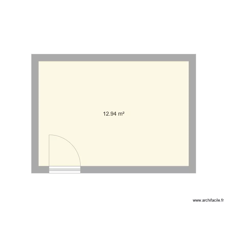 abri de jardin. Plan de 