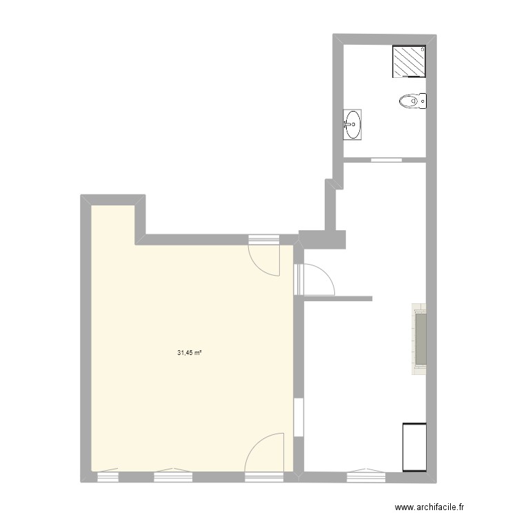Etat des lieu St michel. Plan de 0 pièce et 0 m2