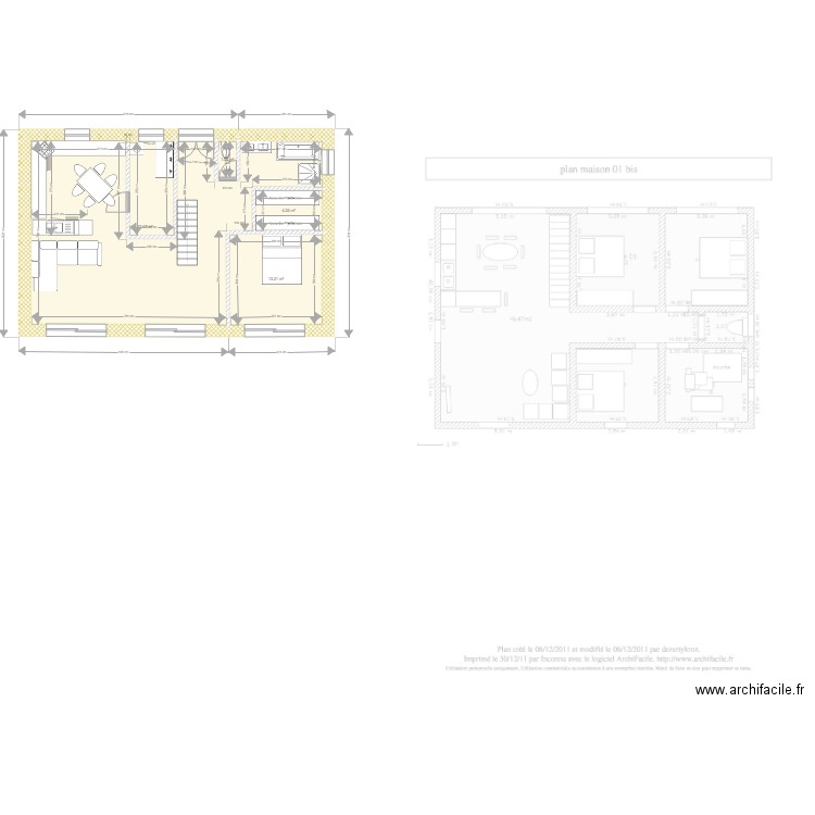 maison bioclimatique rdc. Plan de 0 pièce et 0 m2