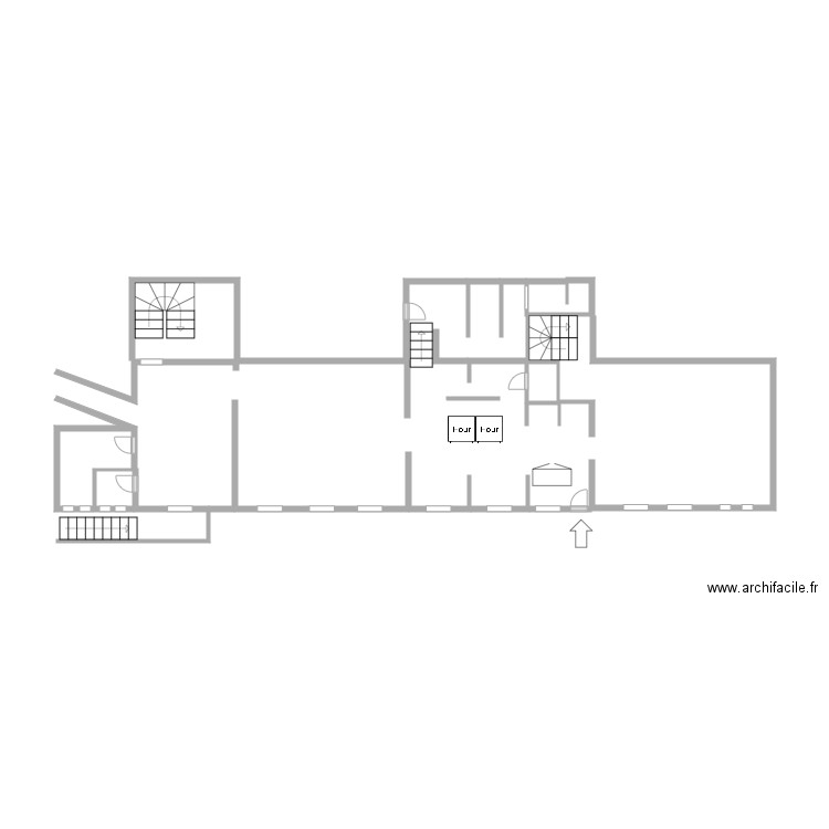 rosiere hotel rdc1. Plan de 0 pièce et 0 m2