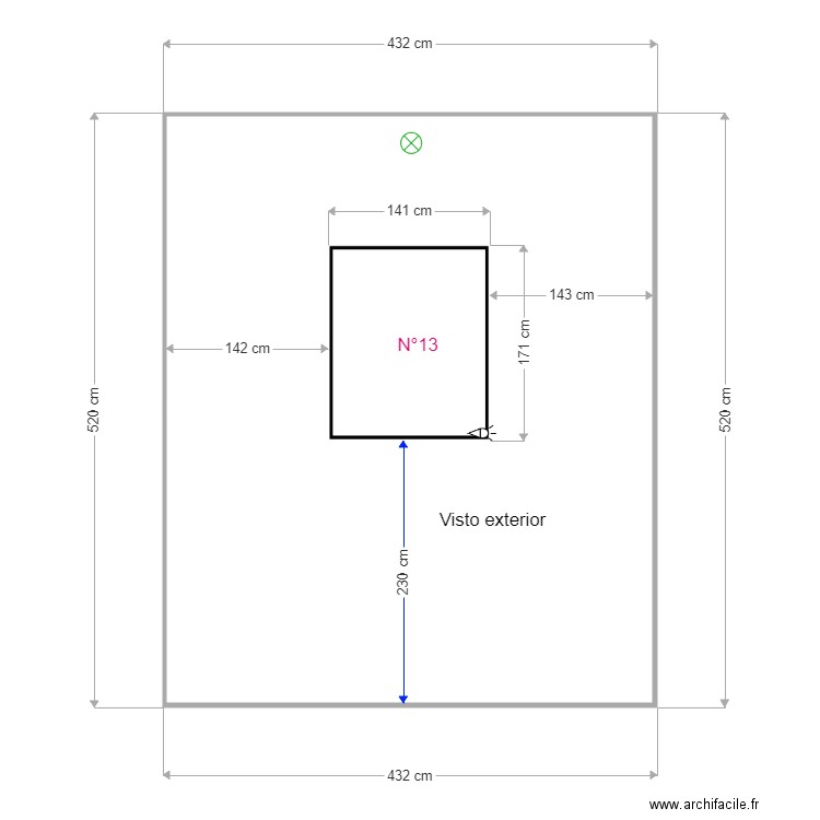 Escalier maçon. Plan de 0 pièce et 0 m2