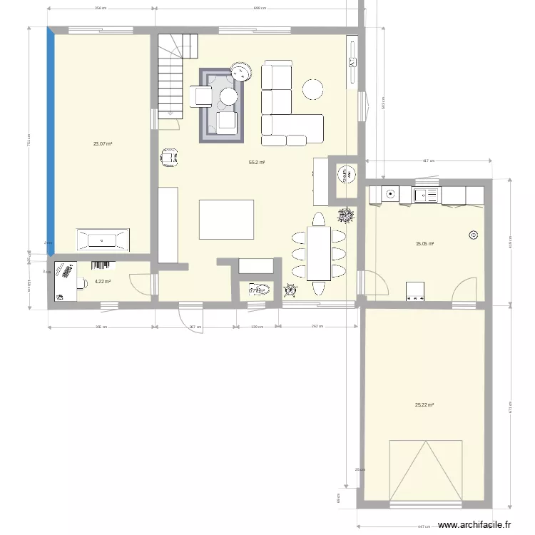 extension. Plan de extension. Plan de