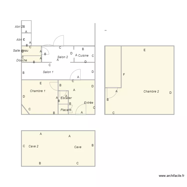 Croquis ESPINASSE Plomb. Plan de 