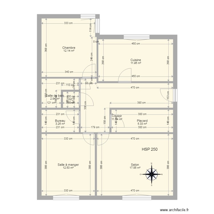 HERMET DENISE. Plan de 0 pièce et 0 m2