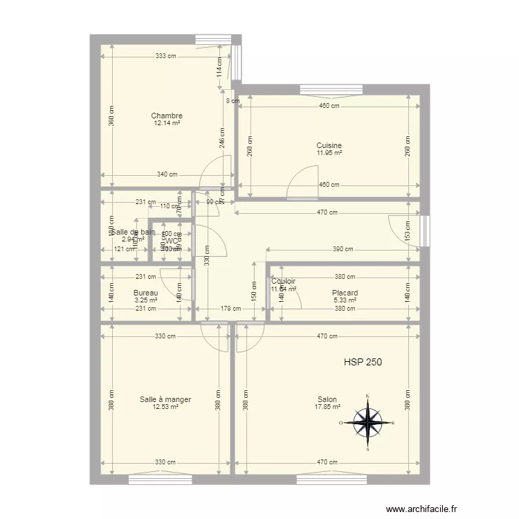 HERMET DENISE. Plan de HERMET DENISE. Plan de
