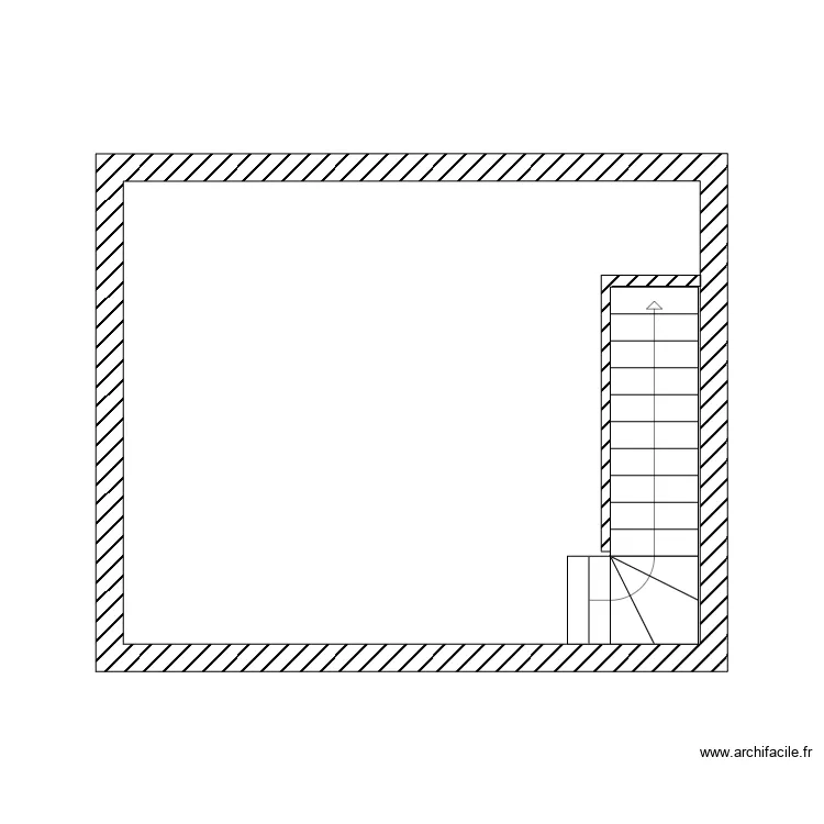 Stegen cave. Plan de 