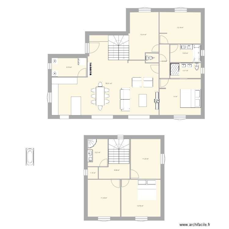 valbonne rdc2. Plan de 0 pièce et 0 m2