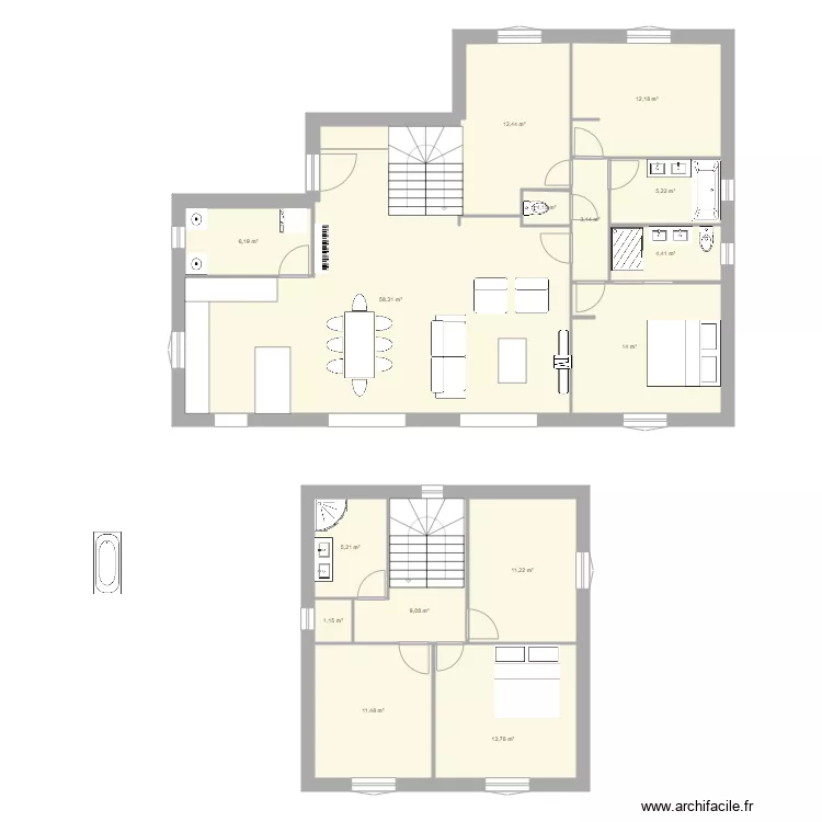 valbonne rdc2. Plan de 
