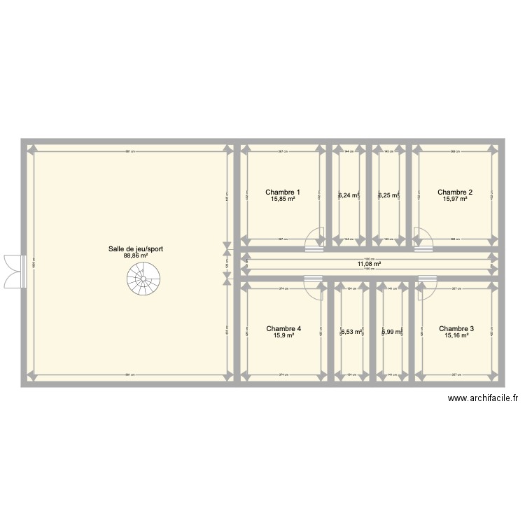 Cube 2 . Plan de 0 pièce et 0 m2