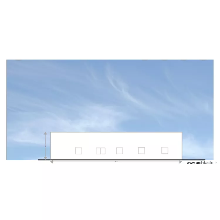 facade laterale cabinet medical. Plan de 