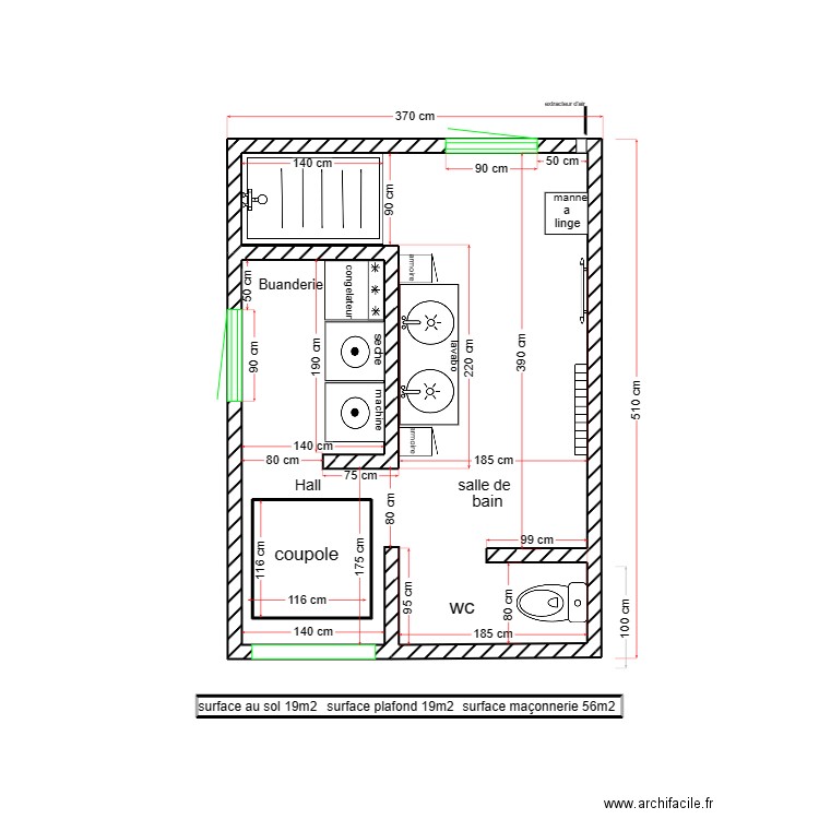 parent. Plan de 0 pièce et 0 m2
