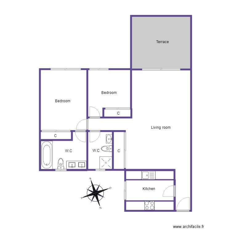 recoleta bloque 5 3B. Plan de 0 pièce et 0 m2