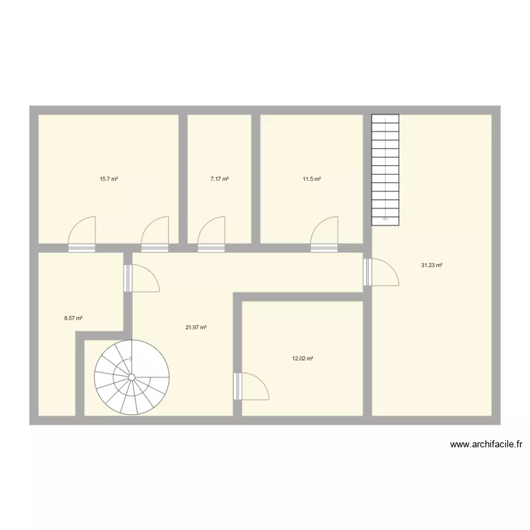 CHIVOT 2EME ETAGE. Plan de 