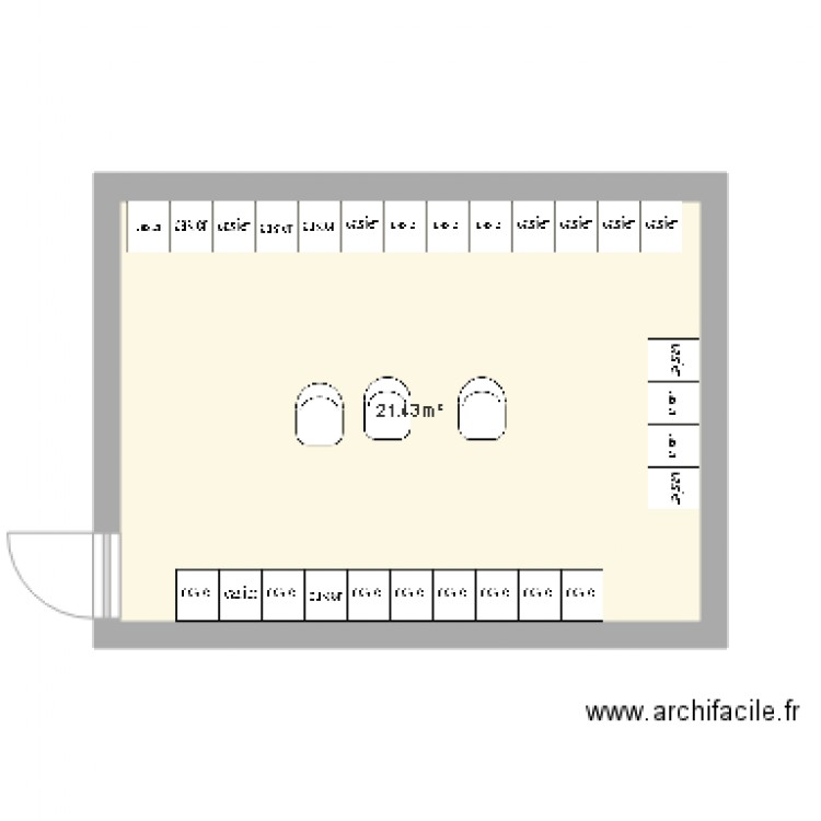 vestiaire. Plan de 0 pièce et 0 m2